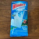 New Windex Outdoor All One Glass Cleaning 2 Refill Pads 1 Pack Discontinued. Fixed Price $50.00.