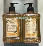 2-PK La Maison Olive Argan Honeysuckle Hand & Body Liquid Soap Made In France. Fixed Price $29.95.