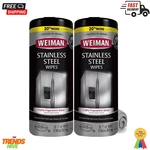 Weiman Products Stainless Steel Wipes 30 Count (pack Of 2). Fixed Price $19.99.