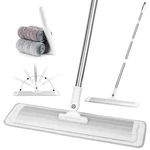 Cqt Commercial Flat Microfiber Floor Mop Cleaning System 18" Inch Wet Dry And.... Fixed Price $35.63.