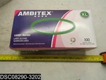 QTY=1000(10 BXSX100) LXL5201 Ambitex Size Xlarge Latex Gloves. Fixed Price $92.16.