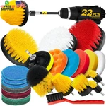 Holikme 22PACK Drill Brush Attachments Set,scrub & Sponge, Buffing Pads,pow. Fixed Price $29.89.