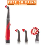 Rubbermaid Power Scrubber 5 Piece Set With Replaceable Heads. Fixed Price $43.00.