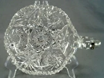 Abp American Brilliant Period Hobstars Buzz Cuts & Fans Crystal Nappy Dish. Fixed Price $50.00.
