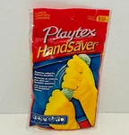 Playtex Handsaver Gloves Size Large Reusable Rubber Cleaning New Sealed 2005 Nos. Fixed Price $10.00.