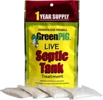 Green Pig Septic Tank Treatment Packets, 1-YEAR Supply- 4 One Color. Fixed Price $35.99.