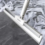 Rubber Broom For FLOOR,62" Long Handle Window Squeegee, Silicone Pet. Fixed Price $14.22.