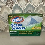 Clorox Scrub Singles Kitchen Citrus Blend 14 Pads Discontinued New Box. Fixed Price $19.99.