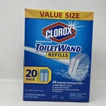 Clorox Toilet Wand Disinfecting Refills Disposable Heads 20 New. Fixed Price $11.99.