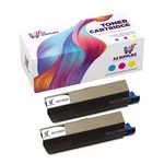 Oki Data Compatible Toner Cartridge For 44318604 C711DN C711DTN C711N Black 2 Pk. Fixed Price $75.99.
