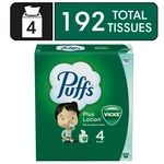Puffs Plus Lotion With Scent Of Vicks Facial Tissues, Cubes, 48 / Box. Fixed Price $9.34.