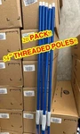 Quickie (20 Pack) 54 Handles/poles - Threaded One End W/center Plastic Grabber. Fixed Price $129.00.