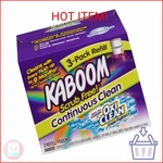 3-PACK Refill Kaboom Scrub Free! Continuous With Oxiclean. Fixed Price $43.69.