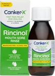 Canker-x Rincinol Oral Rinse Mouthwash, Quick Pain Relief From Sores,. Fixed Price $18.92.