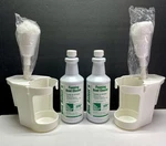 Don Asletts Foaming Toilet & Urinals Bowl Cleaner Kits 2 Sets New Qvc. Fixed Price $49.99.