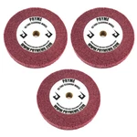 (3) 6" Fine Cleaning Wheels 400 Grit Scotch Brite Buffing Polishing Pad. Fixed Price $42.00.