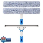 Mitclear Professional Window Cleaning Kit 14IN, With Silicone Squeegee Blade,. Fixed Price $27.99.