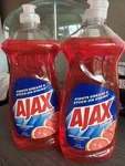 Ajax Grapefruit Scented Dish Washing Liquid Soap 28OZ Kitchen Supplies 2-PACK. Fixed Price $19.90.