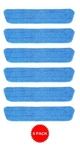 6 Blue Microfiber Wet Mop Pads Refill Fits Starfiber, Libman, Scoth-brite. Fixed Price $18.80.