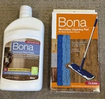 Bona WP500359001 Hardwood Floor Polish & Microfiber Cleaning Pad. Fixed Price $32.00.