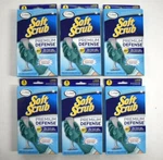Pack Soft Scrub Premium Defense Teal Latex Gloves 12813-16 Channel Cuff Large. Fixed Price $22.99.