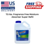 New Super Refill Damprid 7.5 Lbs. Moisture Absorber Fragrance Free Remove Odors. Fixed Price $19.09.
