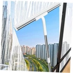 Rubber Floor Squeegee For Smooth Surface Cleaning Scraper - Extended Pole. Fixed Price $22.99.
