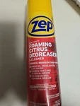 New Zep ZUHFD186 Heavy-duty Foaming Citrus Degreaser And Cleaner, Oz.. Fixed Price $18.00.