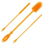 Kitchiny 12.5" Silicone Brush & Straw Cleaner Set Water Bottle.... Fixed Price $26.99.