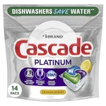 Cascade Platinum Actionpacs Dishwasher Detergent 14 Count Sparkling Clean Dishes. Fixed Price $16.89.