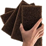 Xl Heavy Duty Multipurpose Brown Scrub & Scouring Pads By Mop Mob. Fixed Price $9.80.