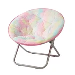 Heritage Kids Sorbet Dreams Rainbow Fur Teen Saucer Chair, Foldable, Multi. Fixed Price $100.15.