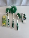 5 Heavy Duty Cleaning Brushes For Household Tub Scrubber Sponge. Fixed Price $35.95.
