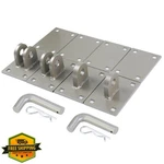 Jyincped Floating Dock Hinges Kit, Stationary Connector Hardware. Fixed Price $79.99.