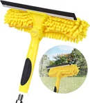 Window Squeegee And Chenille Scrubber, 2-IN-1 Combo Cleaning Tools, Multi-angle. Fixed Price $33.99.