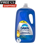 Dawn Platinum Dishwashing Liquid Soap, Refreshing Rain (90 Fl. Oz.). Fixed Price $23.95.