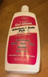 Gel-gloss Kitchen & Bath Polish Cream Wax Cleaner Countertops Sinks 16 Oz. Fixed Price $9.00.