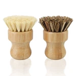 2 Pack Bamboo Dish Scrub Brush Natural Cleaning Vegetable For. Fixed Price $18.06.