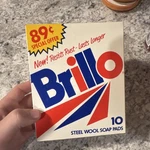Brillo Steel Wool Soap Pads 10 Pack Resists Rust Biodegradable. Fixed Price $25.00.