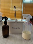 Grove Collaborative Lot White Caddy Tin Bucket Room Spray & Cleaning Bottle 2020. Fixed Price $25.99.