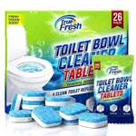 True Fresh Toilet Bowl Cleaner Tablets 1 Count (pack Of 26), White & Blue. Fixed Price $23.09.