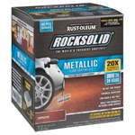 Rust-oleum Rocksolid Metallic Floor Coating Copper Pot. Fixed Price $134.99.