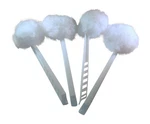 Reyinl Metal Bowl Brush 4-PACK, White, Polyester, Reusable, Cleaning. Fixed Price $23.60.