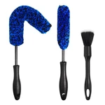 Nikcosmk 3PCS Wheel Brush Kit For Cleaning And Tire, Rim Brus.... Fixed Price $13.89.
