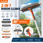 Eazer 89" Window Cleaner Squeegee Kit Rotatable Head Extension Pole Tool. Fixed Price $39.99.