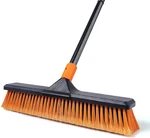 Cleanhome 18" Push Broom Outdoor Heavy Duty Extendable Long Handle Floor Sweeper. Fixed Price $29.99.