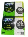 Swiffer Heavy Duty Dry Cloths, 50 Count X2. Fixed Price $49.99.