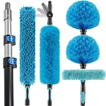 Ceiling Fan Duster 12FT Extension Pole Cobweb Cleaning Blue Hicavar Foot High. Fixed Price $74.99.