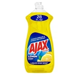 Brand New! Ajax Dishwashing Liquid Soap Yellow Lemon, 28 Fl Oz Pk Of 1. Fixed Price $6.48.