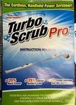 Turbo Pro Cordless Handheld Power Scrubber W/ 3 Head Brush , No Color Box. Fixed Price $24.99.